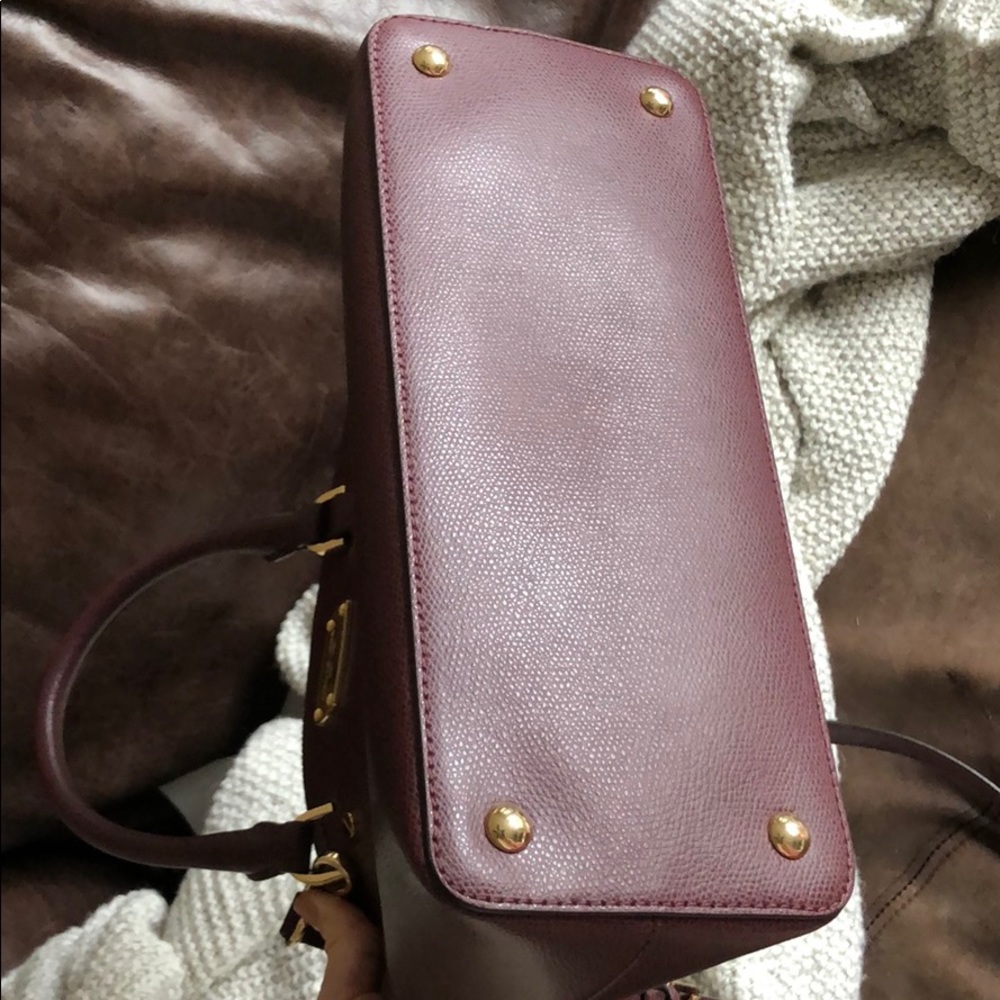 Burgundy Michael Kors Purse - Picture 5 of 5